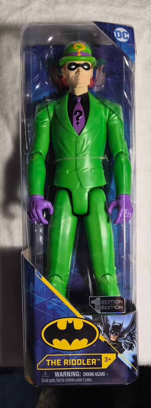 12" Spin Master DC Comics The Riddler Action Figure – 1st Edition – Sealed